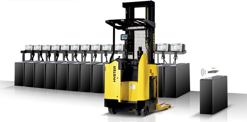 Increase Safety、Reduce Cost、Be Greener, forklift battery management system, industrial battery monitoring system